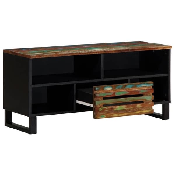 vidaXL TV-möbel 100x34x46 cm av solid akaciaträ 377518