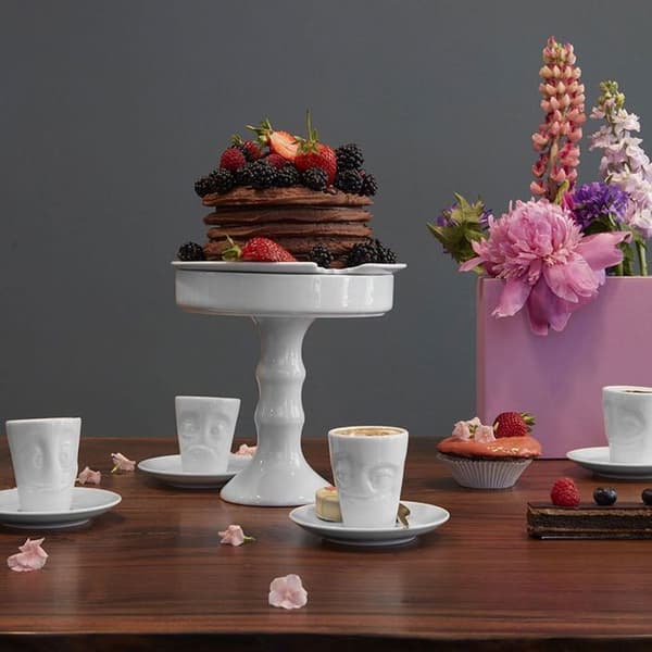 Tasse och underkoppar för espresso i porslin Tassen - Perplexe