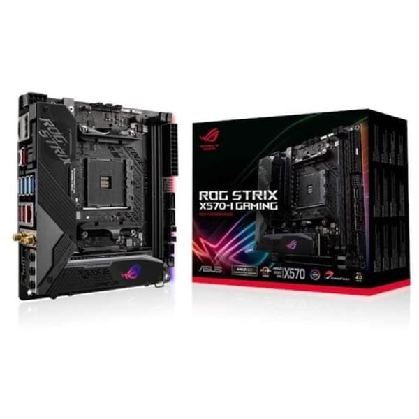 Moderkort - ASUS - ROG Strix X570-I Gaming - Socket AM4 - 64 Go DDR4 - Mini ITX