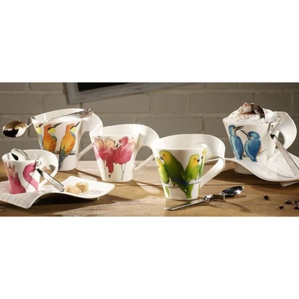 Mugg - NEW WAVE - Kingfisher - Porslin - 35cl - Modern design