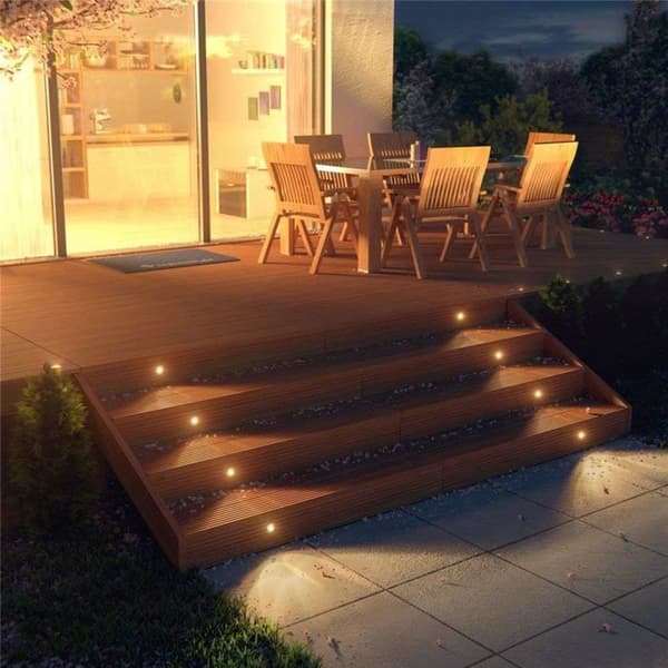 Spot LED Inbyggd Utomhus SMY Lighting 6-pack Varmvit IP67