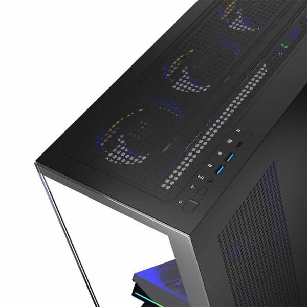Modecom Volcano Stellar ARGB MIDI 8F-fodral, svart