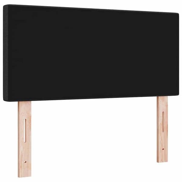 vidaXL Sänggavel Mörkgrå 90 cm Sammetstyg 42007046