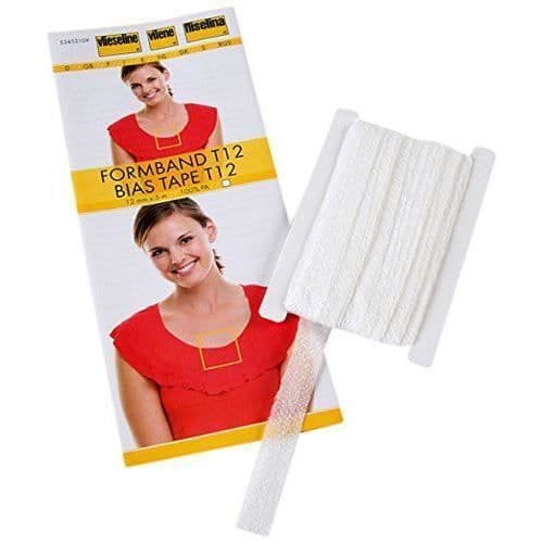 Vilene Stabilmanche T12 vit - 12 mm x 5 m - 2VBT-10