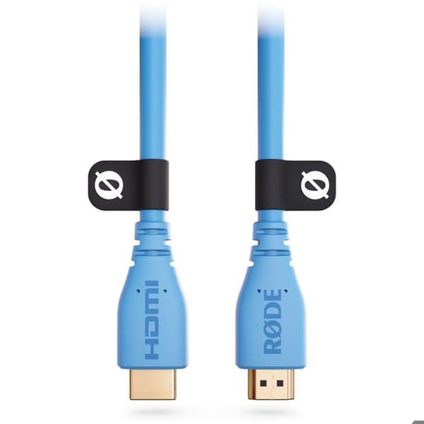 Röd HDMI-kabel 3M - Blå