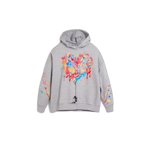 Desigual Mickey huvtröja för kvinnor