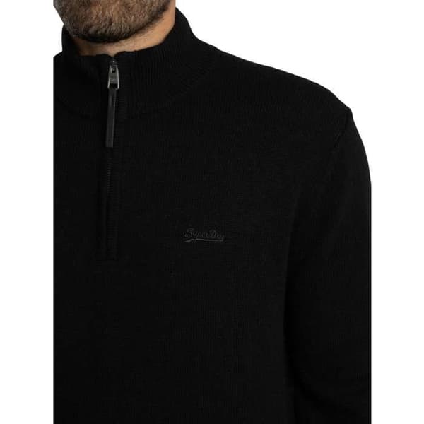 Pull Demi-Zip I Blandad Ull - Superdry