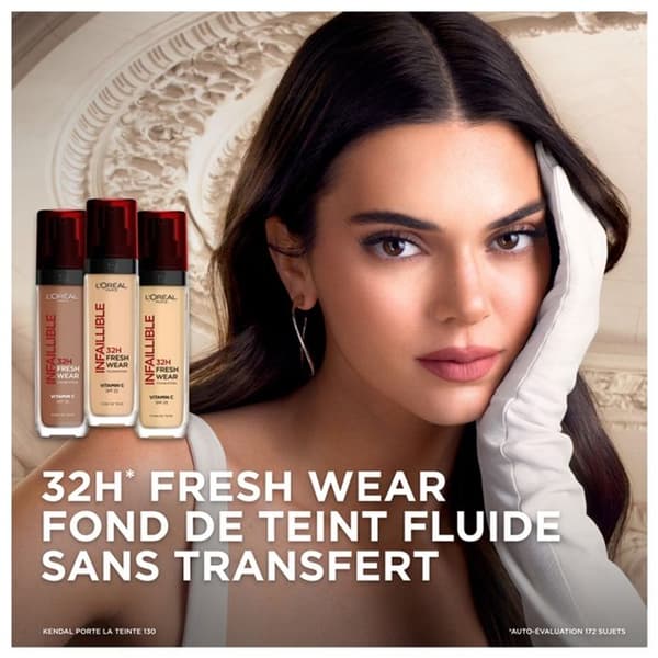 L'OREAL PARIS Infallible Foundation - Långvarig 32H - 140 COOL ROSE