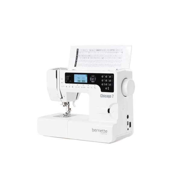 Syrmaskin och broderimaskin Bernette Chicago 7