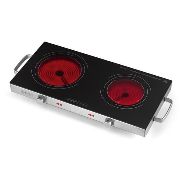 Kökskock Réchaud vitroceramique 2 brännare 2800w - KCPPV2800
