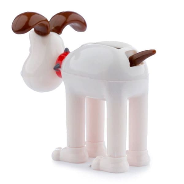Figur - PUCKATOR - Gromit - Drivs av solenergi - Ingen batteri - Höjd 9 cm