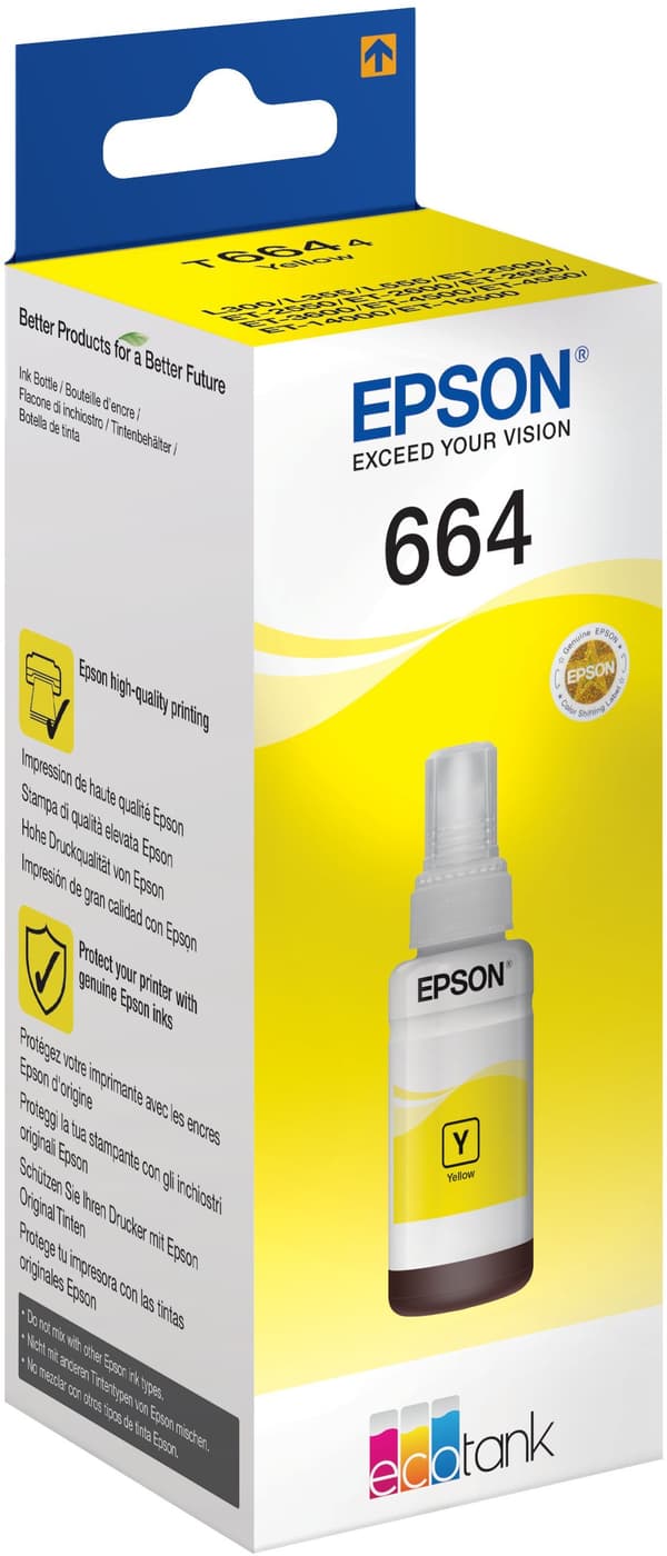 Epson ECOTANK T6644 Gul bläckpatron
