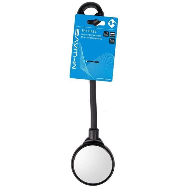 M-Wave Spy Base 3D Cykelspegel - Mattsvart - 19 cm