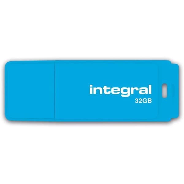 Integral USB-minne Neon 32GB Blå