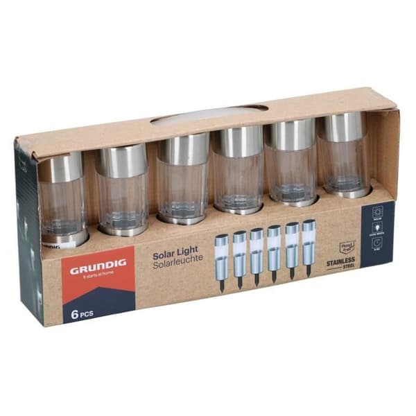 Grundig Solcellslampor Set om 6