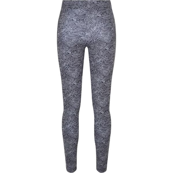 Leggings dam - Urban Classics - Tech Mesh AOP - Mönstrad design - Meshinsatser - Stretchkomfort