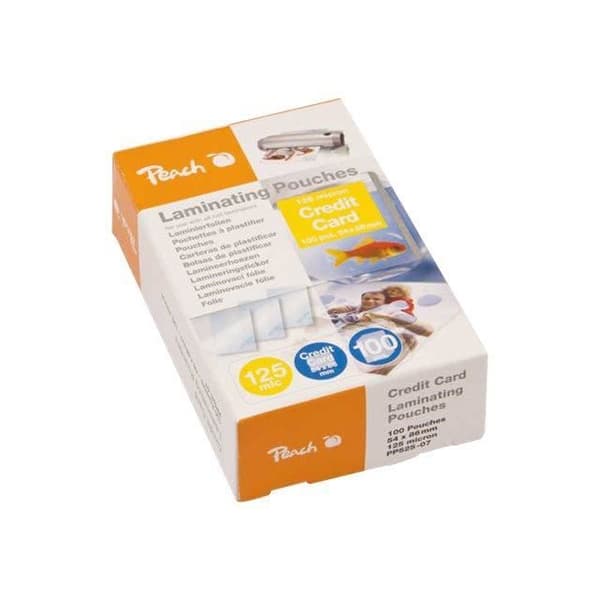 Peach PP525-07 100-pack glansiga lamineringspåsar