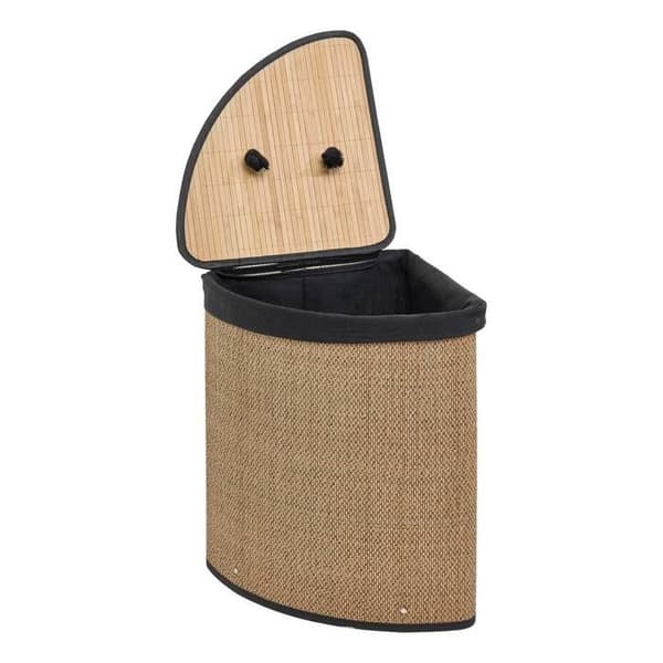 Hörnbambu tvättkorg 48L - 5 five simply smart