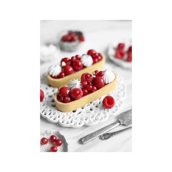 Patisse oval perforerad bakform 10cm P02170