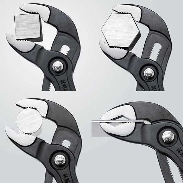 COBRA® 50 mm KNIPEX multigriptång - Exakt justering och säker fastspänning