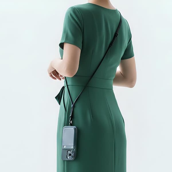 Universell handledsrem för telefonfodral i polyester Native Union grön