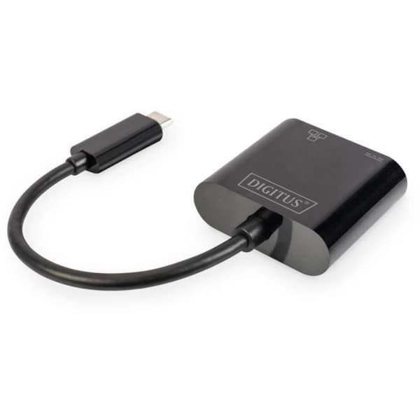 USB-C-adapter - Digitus - DN-3027 - RJ45 hon - Laddport - USB-anslutning