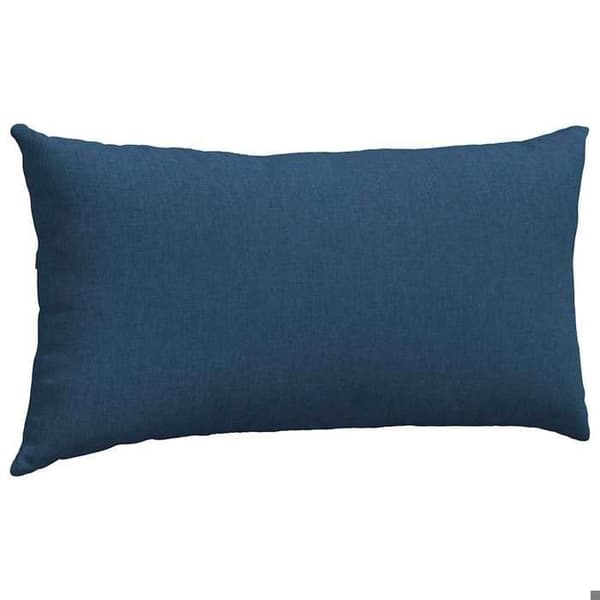 vidaXL Soffkuddar 2 st Blå 80 x 40 cm tyg 42013704