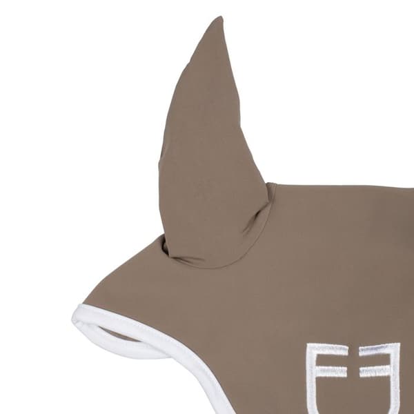Kort hästhuva Equestro White Line Edition - Brun - Ponny