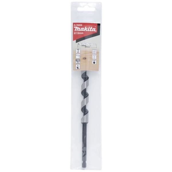 Foret - MAKITA - D-76059 - 13 mm - Längd 200 mm - Hexagonal