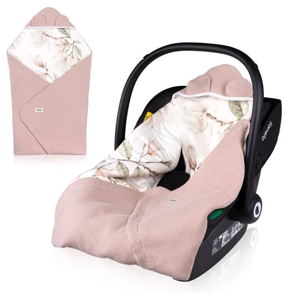 LIONELO swaddling blanket - Bomull och bambu - Hypoallergena - Beige