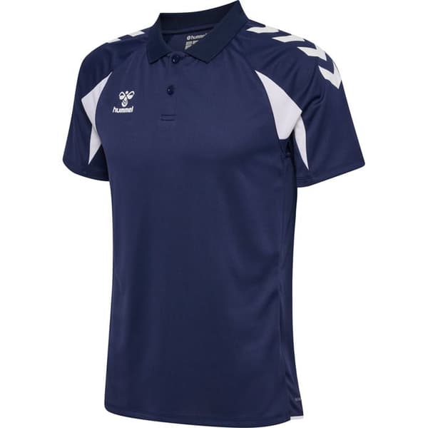 Polo Hummel Core 2.0 - marin/vit