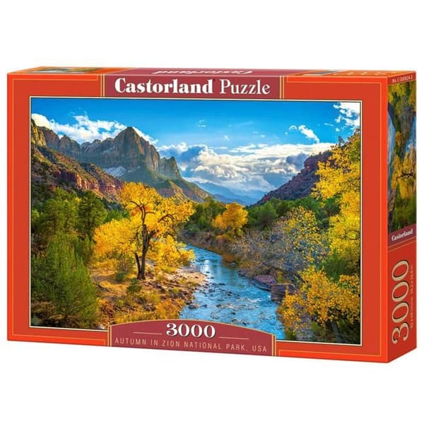Pussel 3000 bitar: Höst i Zion nationalpark, USA