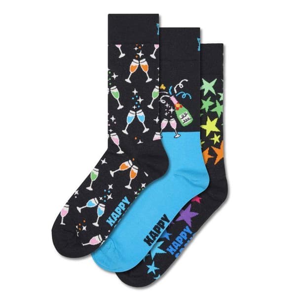Happy Socks Strumpor Unisex - grafisk, 3-pack, 3-pack presentset