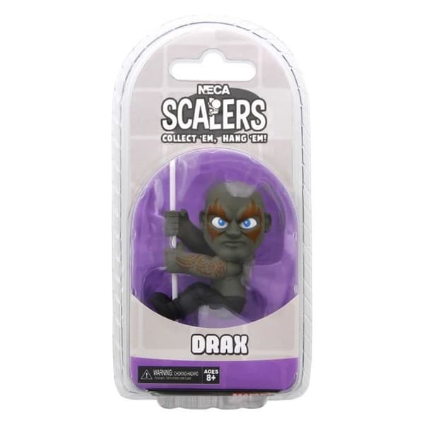 Scaler - NECA - Drax - Vit - Licens Marvel - Guardians Of The Galaxy