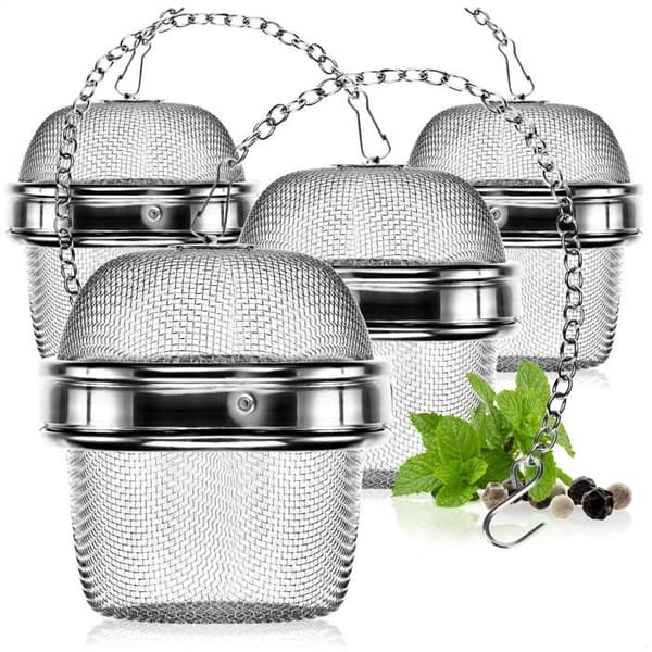 Teinfuser - COM-FOUR - CF0918 - Rostfritt stål - Återanvändbar - 4 delar