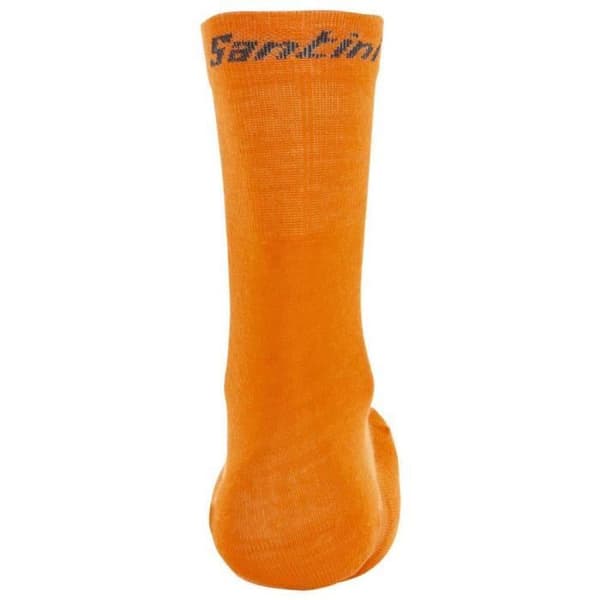 Skisockor - Ull - Hög profil - Orange - Andningsbar