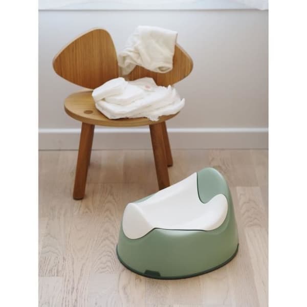 BEABA, Babypotta, ergonomisk, salviagrön