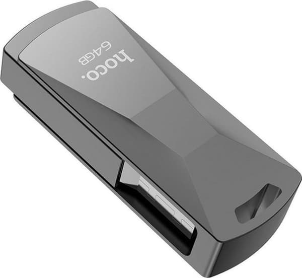 USB-minne - Hoco - Wisdom - 64 GB - USB 3.2 Gen 1 - Läshastighet 90 MB/s - Fällbar design