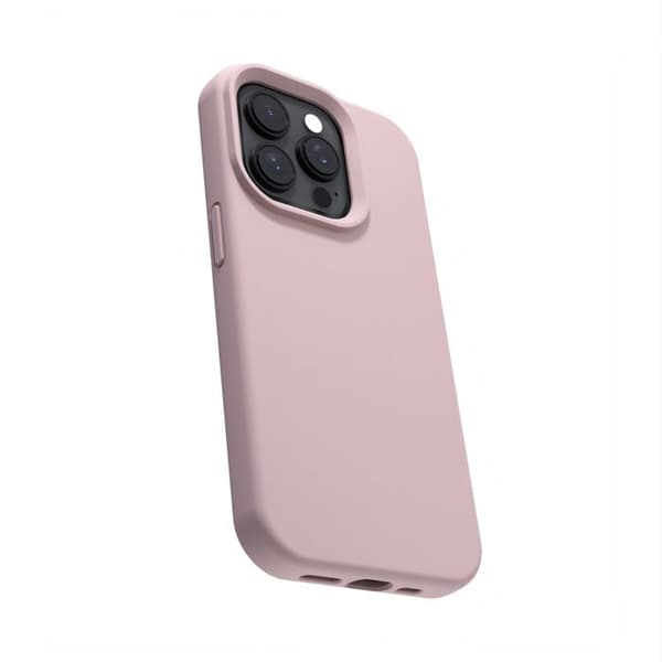 Etteri silikonfodral för Samsung Galaxy S23 Plus, ljusrosa