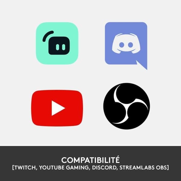 Webbkamera - Full HD 1080p - Logitech G - StreamCam - Inbyggd mikrofon - Grafit