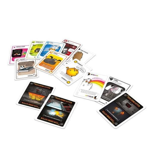 Exploding Kittens Italiensk Utgåva - Asmodee (Mod. 8540) | Kortspel 2-5 spelare, 15 min, från 7 år