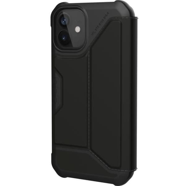 Plånboksfodral - UAG - Metropolis - iPhone 12 Mini - Svart - Hårt plast - Flik
