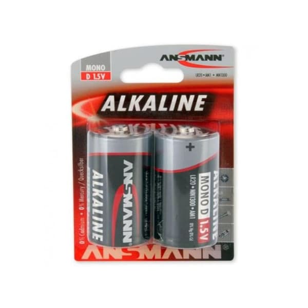 Mono D alkaliskt batteri - 2 st