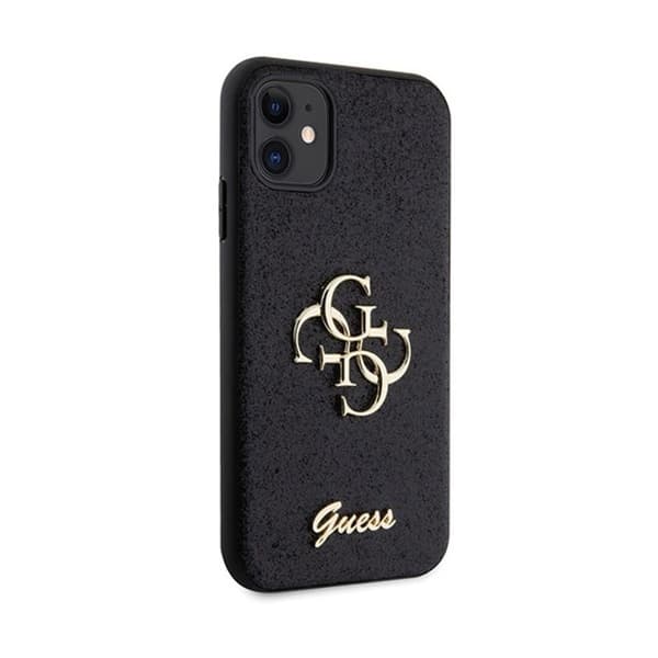 Gissa Glitter Script Stor 4G - iPhone 11-skal (svart)
