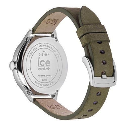 Klocka - ICE-WATCH - ICE time Khaki Silver - Läder - Grön - Chic