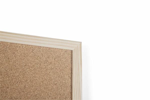 Boardsplus blädderblock Kork anslagstavla - 80 x 60 cm - Träram