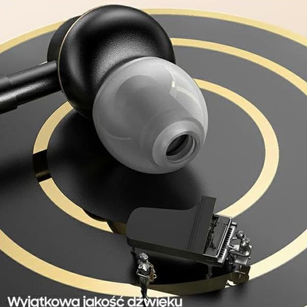In-Ear hörlurar - Usams - EP-43 - Typ-C - Svettresistenta - Mörkgrön