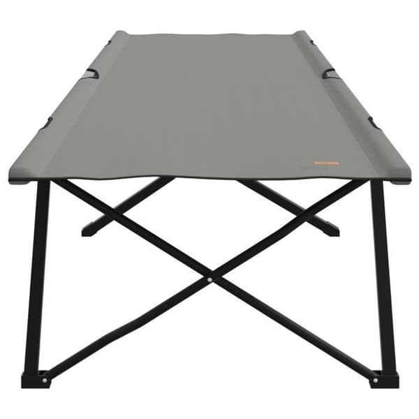 Fällbar solbädd - Grå - Oxford 600D - Metallram - 1 plats, 100 kg max