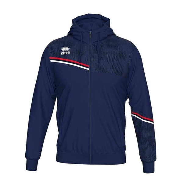 Errea Eber hoodie - marin/röd/vit