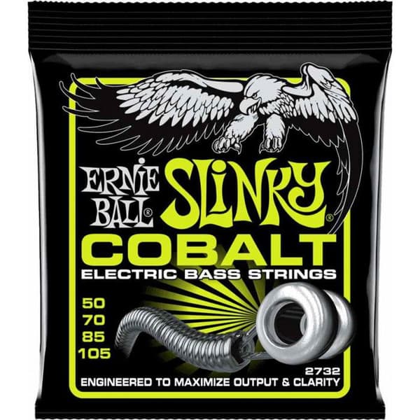 Ernie Ball BASSTRÄNGAR COBALT SLINKY 50-105 Gitarrsträngar